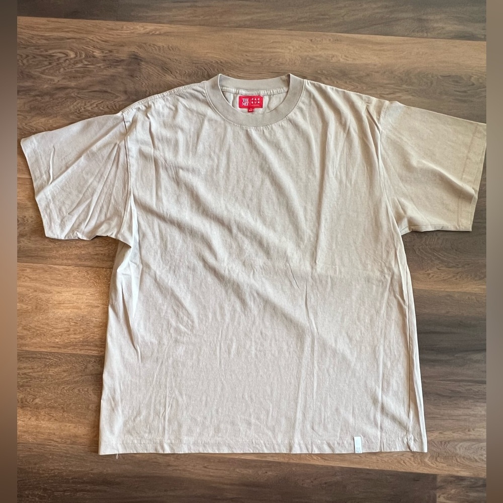 PacSun Light Tan Men's Heavyweight Oversized Short Sleeve Tee
